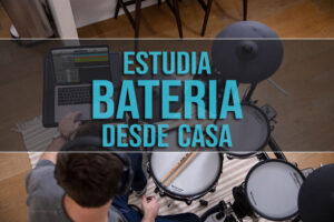 Estudia bateria de manera virtual.